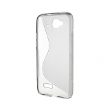 Силиконов гръб S-Line за Alcatel One Touch Idol mini Бял